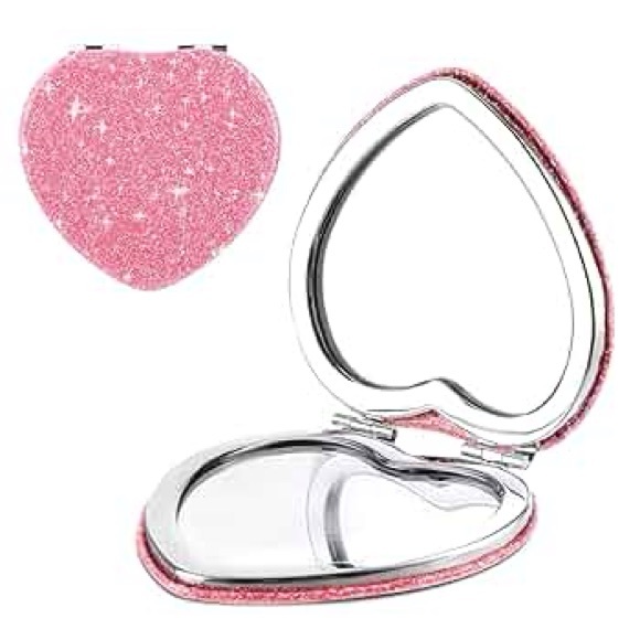 Coach Accessories - Coach Pink Glitter Heart Clutch